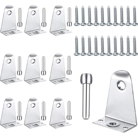 Support de fixation métallique pour stores vénitiens avec supports de rechange pour l'installation de stores vénitiens horizontaux et de rideaux. (1/5)