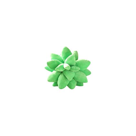 Un coussin décoratif mini 3D vert charnu, créatif et mignon, idéal pour les amateurs de plantes succulentes. Décoration pour chambre, salon, canapé (1/4)