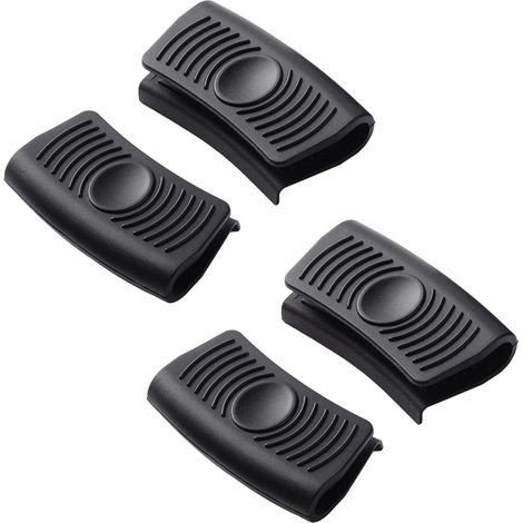 Poignée de protection en silicone pour casseroles et poêles, manchon isolant thermique durable pour cuisson sécurisée