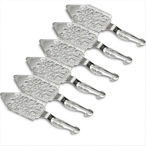 Set mit 6 hohlen Absinthlöffeln aus Edelstahl (1/5)