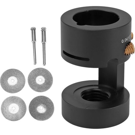 Tête de Meuleuse pour Électrodes de Soudure, Affûteur d'Électrodes en Alliage avec Coupe Multi-Angles et Rainurage (1/5)