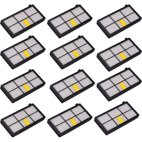 CYRILL - Confezione da 12 filtri HEPA per aspirapolvere robot Roomba serie 800 900 860 870 871 880 960 980 (1/5)