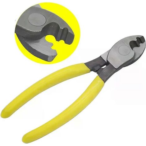6-Zoll-Kabelschneider, elektrischer Kabelabisolierer, Schneidzange, Handwerkzeug (1/4)