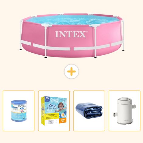 Intex Piscine Tubulaire Ronde - 244x76 cm - 5-pièces  S65 (1/5)