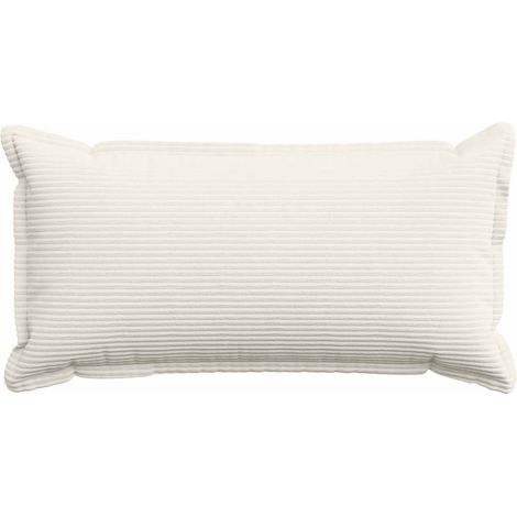 vidaXL Funda de almohada 2 uds. HOUTEN Crema 40 x 80 cm pana (1/2)