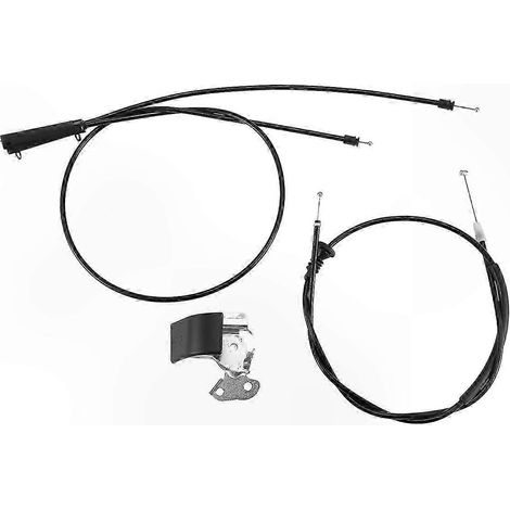 Motorhaubenentriegelungszug und Griff-Set, kompatibel mit R55, R56, R57, R58 und R59 (2007–2015), Ersatzteile 51232751378 und 51237148865 (1/3)