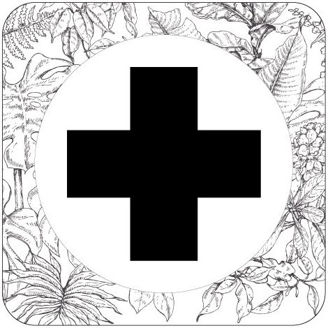 PLAQUE DE PORTE DESIGN SPHERE PHARMACIE .- Tropic - (1/3)