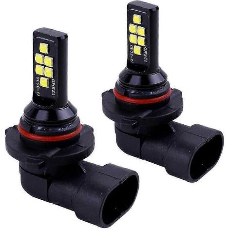 2x HB4 9006 LED-Nebelscheinwerferlampe, fortschrittliche 3030 SMD-Tagfahrlichtlampe, Kaltweiß 6000K (1/5)