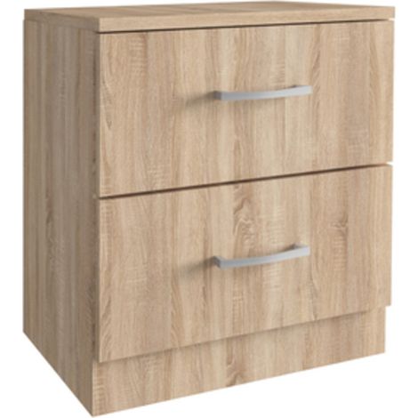 KIT COMODINO 2 CASSETTI 45X34XH47 CM ROVERE KITWOOD INDUSTRY 1 PZ