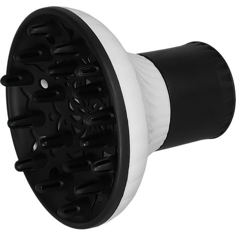 Diffuseur universel pour sèche-cheveux pour coiffure cheveux bouclés ou ondulés, séchage et gain de volume maximum sans frisottis, diffuseur seche cheveux Blanc