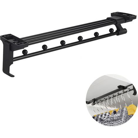 Cintre coulissant, tringle de garde-robe coulissante, longueur 350 mm tringle de garde-robe coulissante, tringle de garde-robe rétractable (1/5)