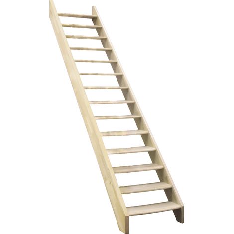 Minka Wangentreppe Classic 300cm max. Geschosshöhe Fichte ohne Geländer