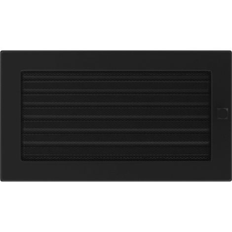 Lüftungsgitter 17x30 schwarz Jalousie (1/4)