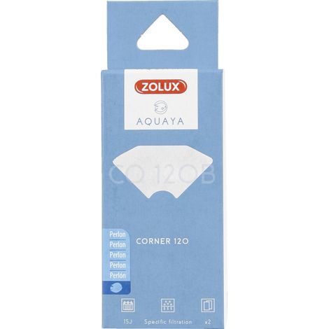 Filtre pour pompe corner 120, filtre CO 120 B perlon x 2 pour aquarium - zolux (1/2)