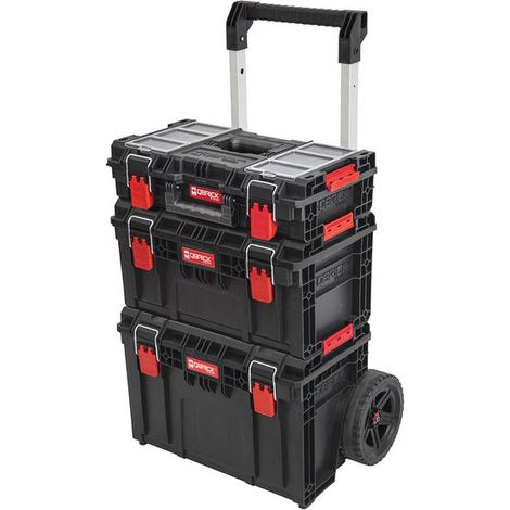 Qbrick System PRIME SET 1 PRIME Cart Trolley stapelbar + PRIME Toolbox 250 Vario + PRIME Toolbox 150 Vario stapelbar IP66 (1/2)