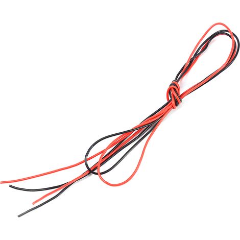 Fil souple silicone 20AWG rouge et noir 1m chacun pour voiture RC câble électronique (1/5)