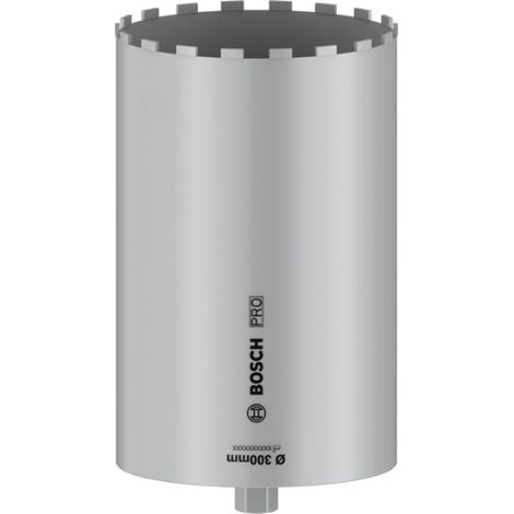 Bosch 1 broca húmeda Pro para brocas de diamante, 1 1/4 pulgadas UNC (para hormigón, hormigón armado, diámetro de 300 mm, accesorio profesional)