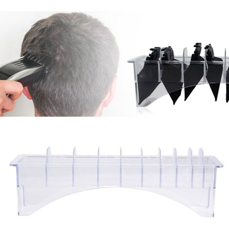 Aufbewahrungsbox für Haarschneidemaschinenzubehör – Organizer mit 10 Fächern für Klingen und Friseurwerkzeuge (1/5)