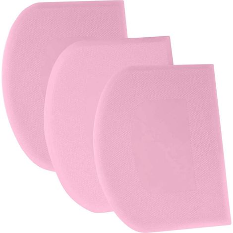 Teigschaber Set 3 Stück, BPA-frei, flexibel, scharfe Kante, Pink