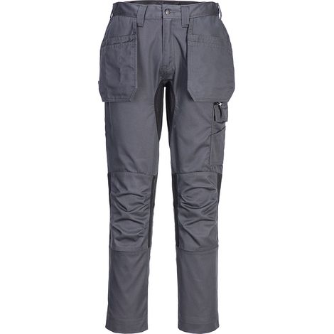 Pantalon Stretch Wx2 Holster - 36 - Gris Métal - Portwest