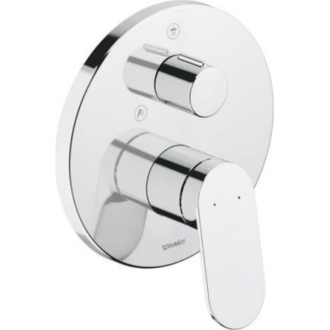 Duravit Wave - Grifo empotrado para 2 dispositivos, cromo WA5210012010 (1/5)