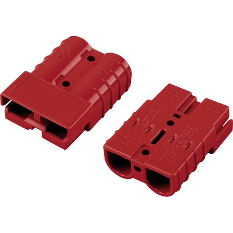 TRU COMPONENTS 50 A Hochstrom-Batteriesteckverbinder Rot Inhalt: 1 St. (1/2)