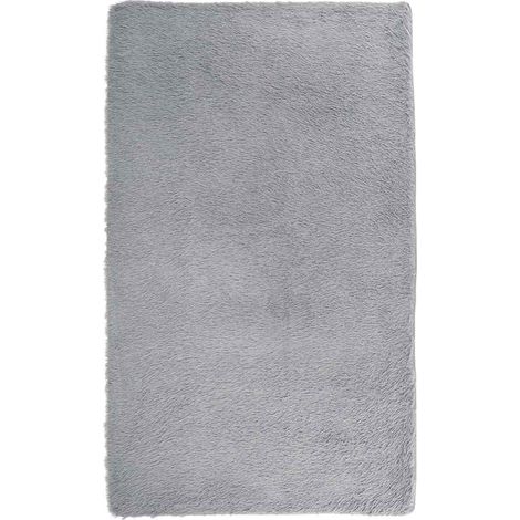 Maison Exclusive - Teppich Shaggy Hochflor NAVARRA Hellgrau 80x15