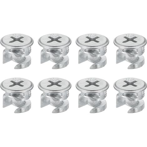 Cam Serrure Écrou pour Meubles 8pcs 12x10mm Joint Connecteur (1/5)