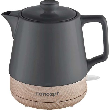 Concept - Wasserkocher, Volumen 1 l, 1200 W, grau rk0062 (1/5)