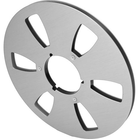 Bobine Universelle 6 Trou 1/4" pour Enregistreur à Cassette, Alliage Aluminium 10 Pouces