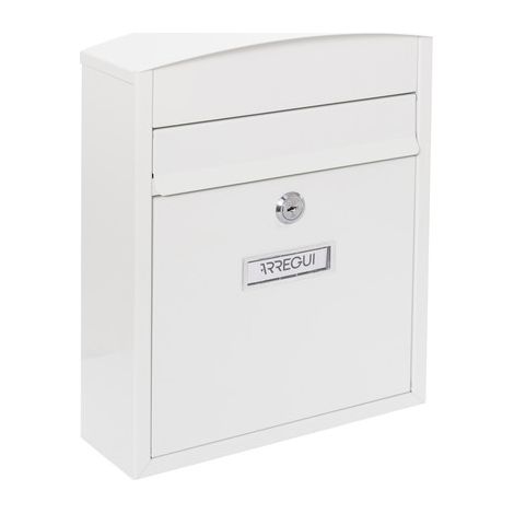 Arregui – Boîte aux lettres en acier S – Extérieure individuelle – Résistante aux intempéries – Dimensions 28,5 x 24 x 9,5 cm – Installation murale