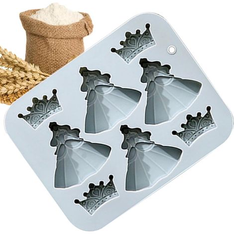 Moule à chocolat réutilisable en silicone (18,1 × 14,3 × 2,1 cm), magnifique moule à 8 cavités, facile à démouler, la cuisine (1/5)