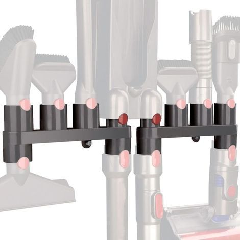 (25x8x10 cm) Supporto da parete per accessori per aspirapolvere Dyson V15 V12 V11 V10 V8 V7 (10 scomparti, confezione da 2) (1/4)