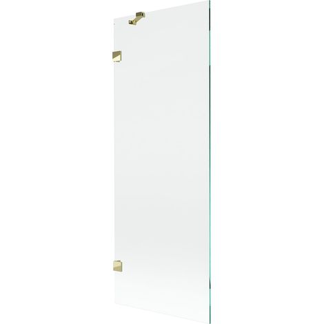 Mexen Lunar Paravento doccia a 1 anta 70 x 150 cm, trasparente, dorato - 897-070-000-50-00 (1/5)