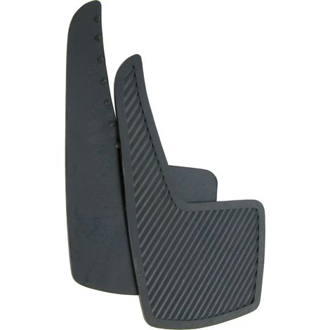 JEU DE BAVETTES CAOUTCHOUC NOIR 36X21CM