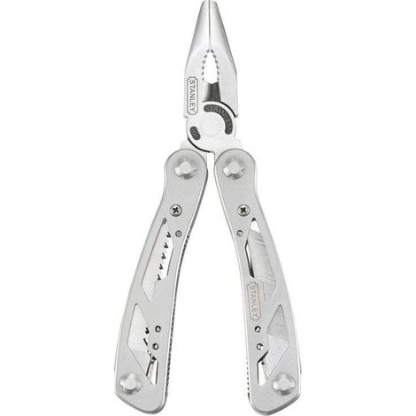 Stanley – Pince multiprise 12 outils en 1 – Acier inoxydable – Longueur 165 mm – Pour espaces confinés et travaux de précision (1/10)