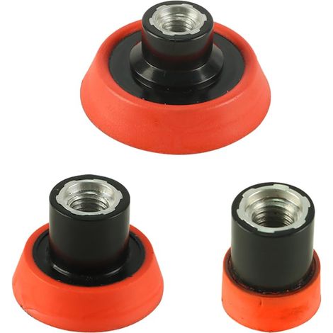 Pièces de Support Auto-agrippantes pour meuleuse d'angle, Filetage M14, Plaque de Tampon de polisseuse en PU, Accessoires de Machine de ponçage rotative - 1 Pouce/2 Pouces/3 Pouces (1/5)