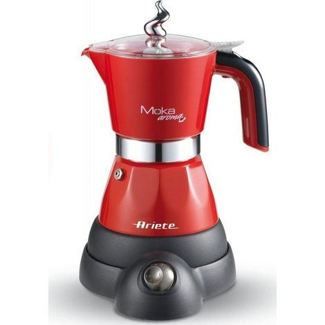 Ariete Mokina 1358/16 Kaffeemaschine Rot 4 Tassen