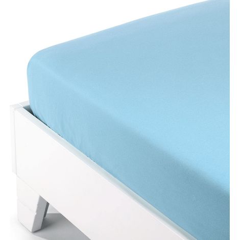Drap Housse Coton – Drap Doux, Respirant et Durable, Lavable, disponible en 90x200, 130x200 et 180x200 cm - Linge de Lit (1/2)