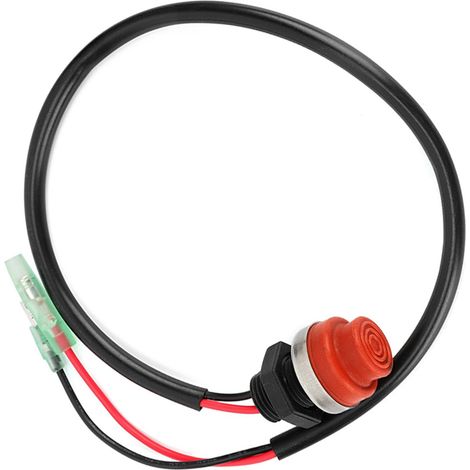 Interrupteur Marque Arrêt Sans Clé Bouton Poussoir pour Moteur Hors-Bord Bateau Yacht (1/5)