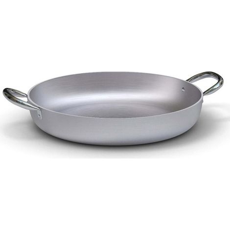 Ballarini 6808 Serie 6800 Tegame 2 Manici Professionale Alluminio Induzione 32 cm colore Argento