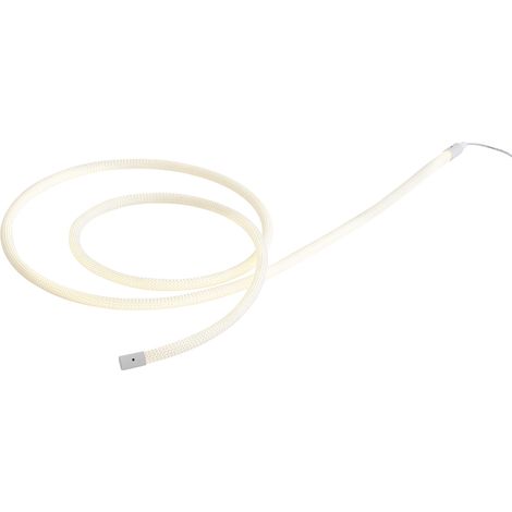 QAZQA Catena luminosa bianca con spina 3m con LED dimmerabile in