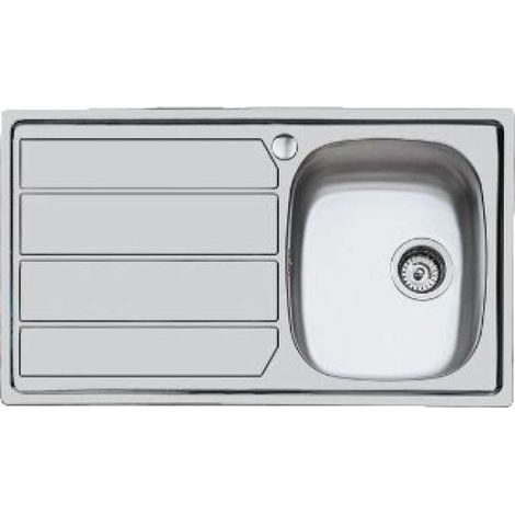 Lavello S1000 Vasca e Gocciolatoio 86X50 - Scarico Destro
