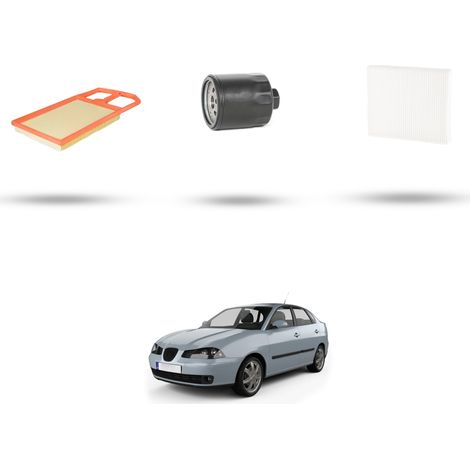 Kit tagliando 3 filtri compatibile con Seat Cordoba III 1.6 16v 74kw dal 2003 al 2009 (1/4)