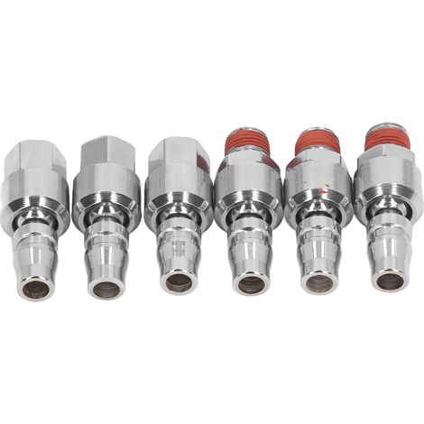 Raccord de tuyau industriel pivotant à filetage mâle/femelle 1/4" NPT en acier trempé (1/5)