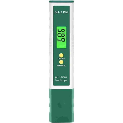 PH Mètre Numérique avec Litmus Bandelette Test fonction/Température, Multifonctionnel Testeur 0.01 Haute Précision (1/4)