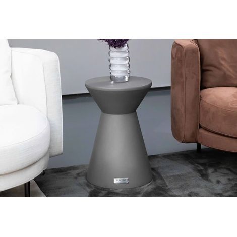 ROME Table d’appoint en béton  exclusif  raffiné  35 x 35 x 50.8 cm