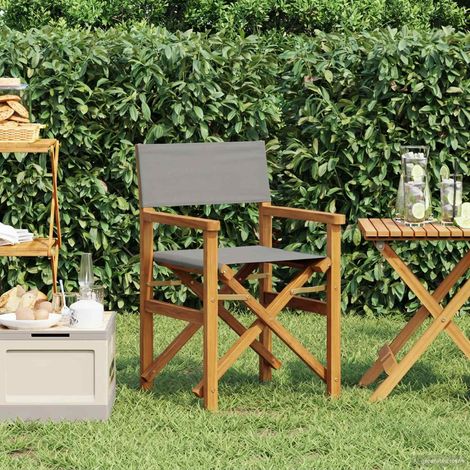 vidaXL Sedia da pranzo Marrone e Grigio Chiaro 56 x 54 x 87 cm