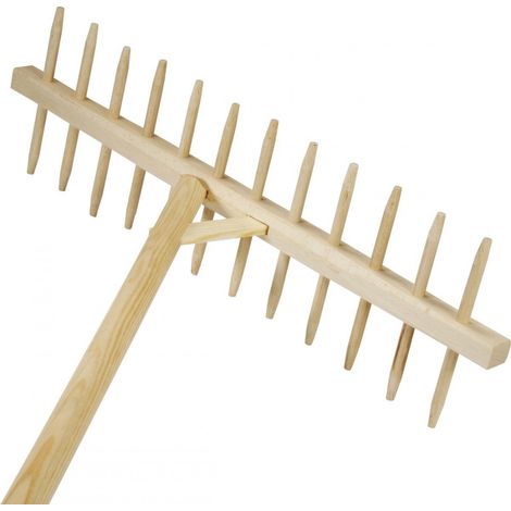 Rechen mit 12 Zähnen aus Holz La Boissellerie Du Velay