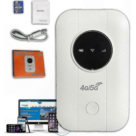 Routeur Internet Satellite Portable avec Accès Illimité, Dispositif de Connexion Nomade, Modem Wi-Fi Intégré, Appareil de Réception Satellite pour Voyage, Kit de Communication Mobile (1/5)
